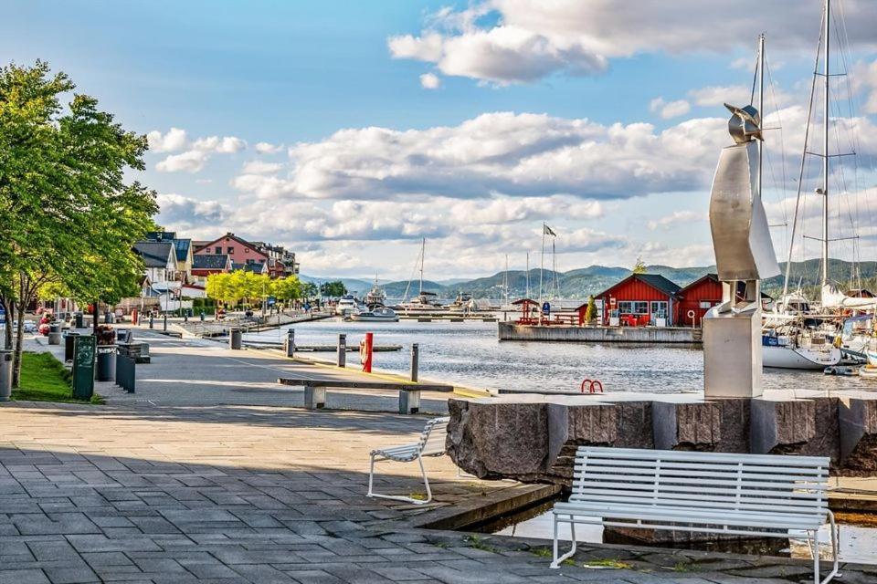 Studio W Centrum Miasta Holmestrand, Norwegia Buitenkant foto
